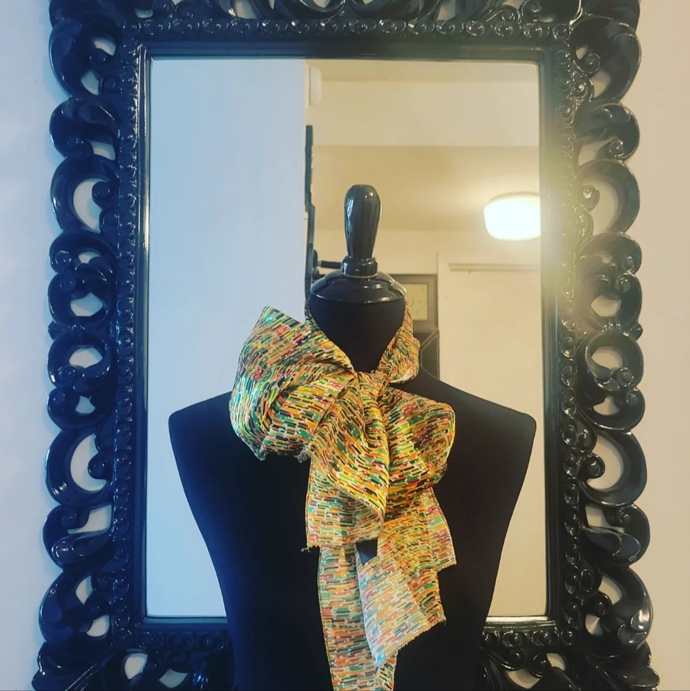 14 x 60 multicolor scarf